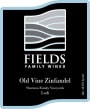 Fields Family Wines Old Vine Zinfandel 2010  Front Label