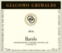 Giacomo Grimaldi Barolo 2016  Front Label