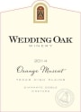 Wedding Oak Winery Orange Muscat 2014 Front Label