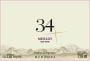 Bodegas Carelli 34 Merlot 2014  Front Label