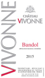 Domaine de la Vivonne Bandol Rose 2015 Front Label