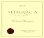 Araujo Altagracia 2013  Front Label