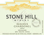 Stone Hill Winery Reserve Chardonel 2006 Front Label