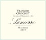 Francois Crochet Sancerre 2019  Front Label