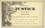 Justice Red 2014  Front Label