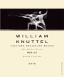 William Knuttel Woods Vineyard Merlot 2016  Front Label