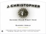 J. Christopher Sandra Adele Pinot Noir 2010  Front Label