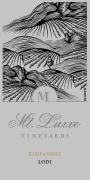 Mt. Luxxe Vineyards Zinfandel 2016  Front Label