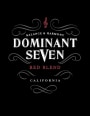 Dominant Seven Red Blend 2016  Front Label