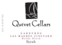 Quivet Cellars Las Madres Vineyard Hulda Block Syrah 2011  Front Label
