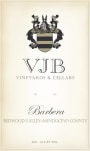 VJB Vineyard & Cellars  Barbera 2020  Front Label