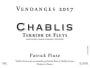Patrick Piuze Chablis Terroir de Fleys 2017 Front Label