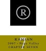 Ramian Estate Chapter Series Red 2007  Front Label