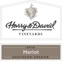 Harry and David Merlot 2015  Front Label