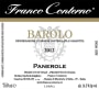 Azienda Agricola Franco Conterno Barolo Panerole 2012  Front Label