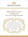 Montecampo Montepulciano d'Abruzzo 2014 Front Label
