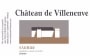 Chateau de Villeneuve Saumur Blanc 2019  Front Label