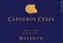 Carneros Creek Reserve Pinot Noir 2016 Front Label