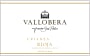 Bodegas Vallobera Crianza 2015  Front Label
