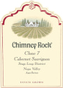 Chimney Rock Clone 7 Cabernet Sauvignon 2012 Front Label