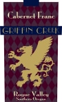 Griffin Creek Cabernet Franc 2015  Front Label