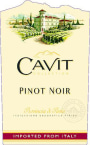 Cavit Pinot Noir 2015  Front Label
