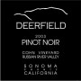 Deerfield Ranch Winery Cohn Vineyard Pinot Noir 2003  Front Label
