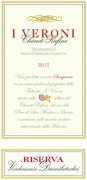 I Veroni Chianti Rufina Riserva 2013 Front Label