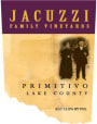Jacuzzi Primitivo 2011 Front Label