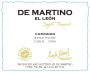 De Martino Single Vineyard El Leon Carignan 2006  Front Label