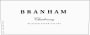 Branham Estate Wines Chardonnay 2013  Front Label