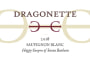 Dragonette Cellars Happy Canyon Sauvignon Blanc 2018  Front Label