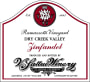 V. Sattui Ramazzotti Vineyard Zinfandel 2007  Front Label