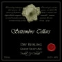 Settembre Cellars Dry Riesling 2012 Front Label