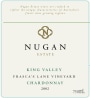 Nugan Estate Frasca's Lane Vineyard Chardonnay 2002  Front Label