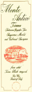Monte Antico Rosso Toscana IGT 2019  Front Label