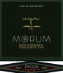 Carlos Rodriguez Morum Reserva 2012 Front Label