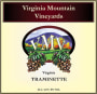 Virginia Mountain Vineyards Traminette 2013 Front Label