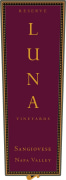 Luna Vineyards Riserva Sangiovese 2006  Front Label