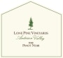 Lone Pine Vineyards Pinot Noir 2010  Front Label