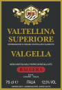 Balgera Vini di Balgera Paolo Valtellina Superiore Valgella 2002  Front Label
