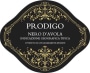 Prodigo Apassite Nero d'Avola 2016  Front Label