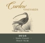 Curlew Vineyards Pinot Noir 2016 Front Label