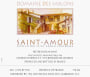 Duboeuf Saint-Amour Domaine des Sablons 2014  Front Label