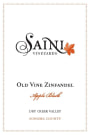 Saini Apple Block Old Vine Zinfandel 2012  Front Label