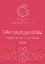 Domaine Les Capreoles L'Amourgandise Terroir de Lantigné 2016  Front Label