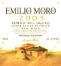 Emilio Moro Ribera del Duero 2003  Front Label