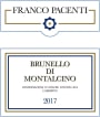 Franco Pacenti Brunello di Montalcino 2017  Front Label