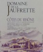 Domaine de la Jaufrette Cotes-du-Rhone Red 2010 Front Label