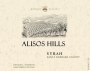 Kendall-Jackson Alisos Hills Syrah 2007  Front Label